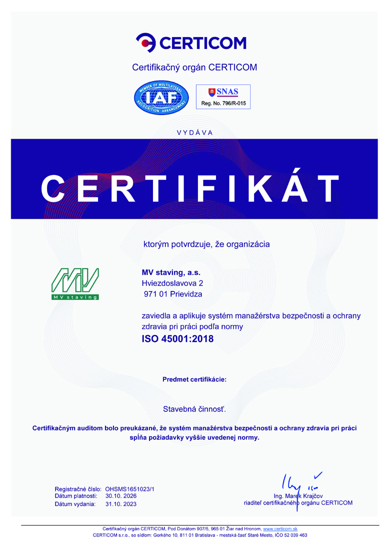 Certifikát